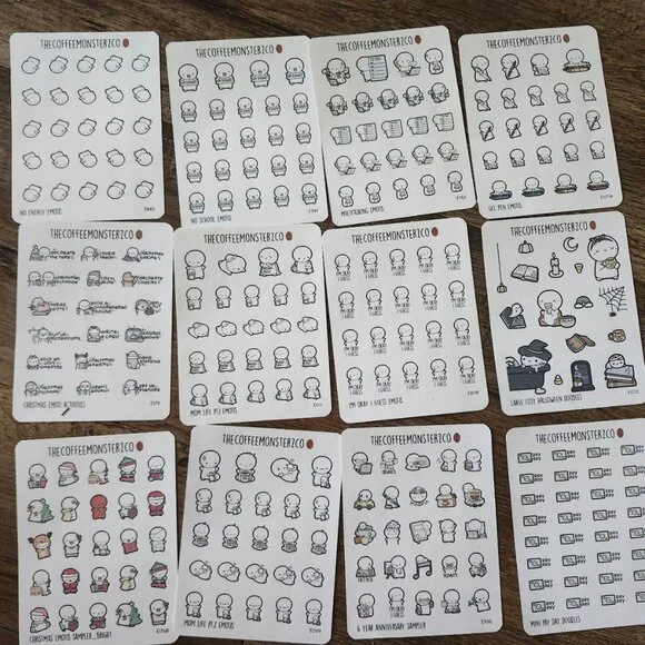 TheCoffeeMonsterzCo Random Stickers - Picture 2 of 10